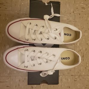 NEW Converse Chuck taylor all star white low top